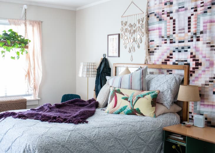 Throw Blankets as Wall Art Apartment Therapy